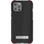 Ghostek Covert Clear Compatible with iPhone 12 Mini Case Silicone Metal Kickstand Compatible with MagSafe and Wireless Charging Slim Thin Grip Phone Cases for 2020 iPhone 12 Mini 5G (5.4 Inch) (Smoke)