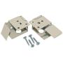 HomeAmore Blind Brackets for 1'' X 1 1/2'' Headrail (1 Pair with 4 Screws) Ivory