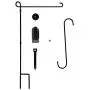 YEAHOME Garden Flag Holder Stand, Upgraded 7.5mm Thickened Pole Sturdy and Straight Premium Yard Flag Holder with Bird Feeder Hook Gift, Weather-Proof Metal Flagpole With Stopper and Clip Fit for American Flag YEAHOME Garden Flag Holder Stand, Upgraded 7.5mm Thickened Pole Sturdy and Straight Premium Yard Flag Holder with Bird Feeder Hook Gift, Weather-Proof Metal Flagpole With Stopper and Clip Fit for American Flag