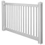 WamBam Traditional 4 by 7-Feet Premium Yard and Pool Vinyl Fence Panel with Post and Cap
