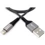 zutBe Shield MFi Certified iPhone Lightning Cable, Reinforced Braided Nylon Charger Compatible with All iPhone 12, SE, 11, X, 8, 7, 6, iPad, iPod - [Be Charitable, Durable, Confident] (3 Foot)