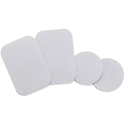 WixGear Mount Metal Plate with Adhesive for Magnetic Cradle-Less Mount -X4 Pack 2 Rectangle and 2 Round (Compatible with WixGear mounts) (Silver) WixGear Mount Metal Plate with Adhesive for Magnetic Cradle-Less Mount -X4 Pack 2 Rectangle and 2 Round (Compatible with WixGear mounts) (Silver)