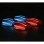 For BMW Fuel Tank Cap Cover Aluminum alloy Metal Gas Tank Fuel Filler Cap Cover Fits for BMW 1 2 3 4 5 6 7 X1 X3 X4 X5 X6 Z series (GASOLINE Red)