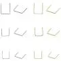 PH PandaHall 300pcs 3 Size Chandelier Connectors Clips Pins Lamp Metal Hanger Pins Connectors for Fastening Crystals Parts Chandelier Replacements, Platinum & Golden PH PandaHall 300pcs 3 Size Chandelier Connectors Clips Pins Lamp Metal Hanger Pins Connectors for Fastening Crystals Parts Chandelier Replacements, Platinum & Golden