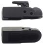 ShareGoo Metal Hitch Trailer Hook Ball Buckle Simulation Link Component for Traxxas TRX-4 90046 90047 SCX10 1/10 RC Crawler Car,Black