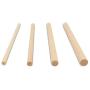 Dowel Rods Wood Sticks Wooden Dowel Rods – 1/4 x 6 Inch Unfinished Hardwood Sticks – for Crafts and DIYers – 50 Pieces by Woodpeckers