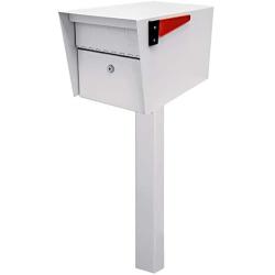 Mail Boss 7122, White In-Ground Mounting Post, 43 x 4 x 4 inches, for Use with Mailbox