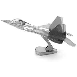 Metal Earth Fascinations F-22 Raptor Airplane 3D Metal Model Kit