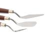 EVINIS 5Pcs Stainless Steel Spatula Palette Knife Painting Mixing Scraper Set,3D Print Removal Tool