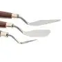 EVINIS 5Pcs Stainless Steel Spatula Palette Knife Painting Mixing Scraper Set,3D Print Removal Tool