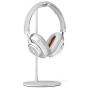 Master & Dynamic MW65 Active Noise-Cancelling (ANC) Wireless Headphones –, Bluetooth Over-Ear Headphones with Mic - Silver Metal/Grey Leather Silver Metal/ Grey Leather