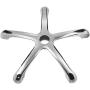 25'' Stool Chair Base Replacement Parts to Repair Office Swivel Pneumatic Chair Bottom, Strong Aluminum Metal