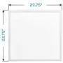 Luxrite LED Light Panel, 2x2 FT, 45W, 6500K Daylight, 4850 Lumens, 24x24 Inch LED Flat Panel, 0-10V Dimmable, DLC Listed, UL Listed, Pack of 2