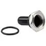 ESUPPORT Silver Contact Heavy Duty 20A 125V 15A 250V SPST 2 Terminal Pin ON/OFF Rocker Toggle Switch Metal Waterproof Boot Cap Cover Copper Terminal Pack of 3