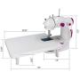Sew Mighty, The Original Portable Sewing Machines – Perfect for Kids, Travel, Quick Repairs & Small Projects – Dual-Speed, Battery & AC Power, Foot Pedal Controller & More (Mighty Mini)