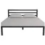 Zinus Mia Modern Studio 14 Inch Platform 1500H Metal Bed Frame With Headboard, King,AZ-ASMPH-15K,Black