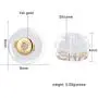 Real 14K Gold Earring Backs Hypoallergenic Soft Clear Silicone Earrings Backings Replacements Secure Safety for Studs (1 pair)
