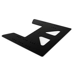 BCZAMD Upgrade Y Carriage Anodized Aluminum Plate for A8 Hotbed Support for Anet A8 A6 3D Printers Heated Bed 219x219x3mm-Black