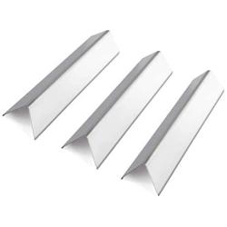 LSBABQ Stainless Steel Flavorizer Bars (16 Ga.) for Spirit 200 Series, Weber 7635 Gas Grills，Gas Burners，Set of 3/15.3'' x 3.5'' x 2.5''