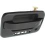 Exterior Front Door Handle 2004-2014 Ford F-150 Textured Black with Keyhole and Keypad Hole with Metal Connector Driver Side