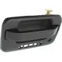 Exterior Front Door Handle 2004-2014 Ford F-150 Textured Black with Keyhole and Keypad Hole with Metal Connector Driver Side