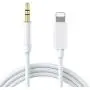 [Apple MFi Certified] Aux Cord for iPhone, Lightning to 3.5mm Aux Cable for Car Compatible with iPhone 11/11 Pro/XS/XR/X 8 7 6/iPad/iPod for Car/Home Stereo/Headphone/Speaker (3.3FT, White)