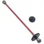 Spare Parts Differential Central Drive Shaft Motor Gear for WLtoys 124018 124019 Parts 1/12 Scale RC Car Buggy Accessory Fittings - 2pcs Red