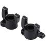 Dilwe RC Car Steering Knuckle, Metal Front C-Hub Carrier Steering Knuckle for Axial SCX10 II RC Car RC Model Parts Accessories (Black)