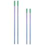 Eskyhouse Rainbow Colorful Stainless SteelStraws, 9Pcs Assorted Reusable Metal Drink Straws With Ultra Wide Metal Straw For Yeti 20oz 30oz 40oz Tumblers 8 Silicone tips 1 Pouch