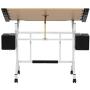 Studio Designs Pro Craft Station in White with Maple 13245