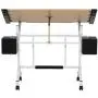 Studio Designs Pro Craft Station in White with Maple 13245 Studio Designs Pro Craft Station in White with Maple 13245