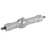 Dilwe RC Gear Box , Aluminium Alloy Rear Gear Axle Box for WPL 1/16 Military Truck RC Car Upgraded Part(Titanium Gray)