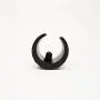 Breuer Chair Glides - Replacement Single Prong U-Shape Plastic Caps in Black (Set of 16) - Made in Italy Breuer Chair Glides - Replacement Single Prong U-Shape Plastic Caps in Black (Set of 16) - Made in Italy