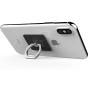 iRing Link-Detachable Plate for Wireless Charging, Include Hook Mount for Wall or Car Cradle. Original AAUXX Cell Phone Ring Grip Finger Holder Mobile Stand, Universally Compatible(Matt Black)