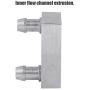 ASHATA 40x40mm Water Cooling Aluminum Block for CPU Graphics Radiator Heatsink Water Cooler