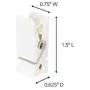 Command Spring Clips, Quartz, 8-Clips (17089Q-8ES), Decorate Damage-Free Command Spring Clips, Quartz, 8-Clips (17089Q-8ES), Decorate Damage-Free