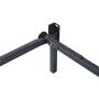 PrimaSleep Full Queen King, Tool Free, Easy Assembly Non Slip for Box Spring 7 inch Dura Metal Compact Adjustable Steel Bed Frame, Universal, Black
