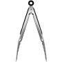 Lyxa SR Set of 9-inch and 12-inch Stainless Steel Kitchen Tongs with Locking, Metal Cooking Tongs with Non-Slip Grip,Perfect for Grilling, Barbecue (BBQ) and More (9'' & 12'')