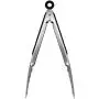 Lyxa SR Set of 9-inch and 12-inch Stainless Steel Kitchen Tongs with Locking, Metal Cooking Tongs with Non-Slip Grip,Perfect for Grilling, Barbecue (BBQ) and More (9'' & 12'')