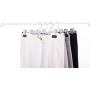 Cocomaya 13 Inch Heavy Duty Add-on Stackable Metal Trousers Hanger, Pants Hanger, Skirt Hanger with Extra Strong Clips, Pack of 10… (Black)