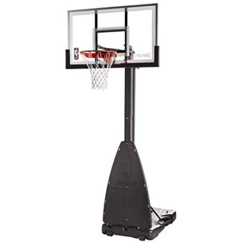 Spalding 54 Inch NBA Glass Backboard Portable Basketball System