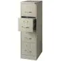 Scranton and Co 22'' Deep 4 Drawer Letter File Cabinet in Putty, Fully Assembled Scranton and Co 22'' Deep 4 Drawer Letter File Cabinet in Putty, Fully Assembled