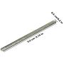 ORNOOU 200 Pieces Aluminum Strips Nose Wire Nose Bridge for Mask 90MM Metal Flat Nose Clips Nose Bridge Bracket DIY Wire for Sewing Crafts