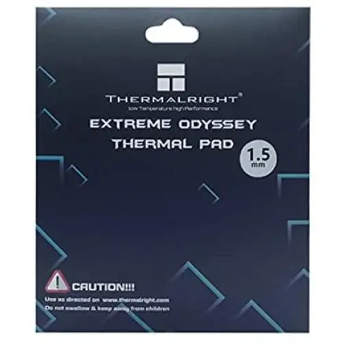 Thermalright Thermal Pad 12.8 W/mK, 120x120x1.5mm, Non Conductive Heat Resistance High Temperature Resistance, Silicone Thermal Pads for Laptop Heatsink/GPU/CPU/LED Cooler (1.5mm) Thermalright Thermal Pad 12.8 W/mK, 120x120x1.5mm, Non Conductive Heat Resistance High Temperature Resistance, Silicone Thermal Pads for Laptop Heatsink/GPU/CPU/LED Cooler (1.5mm)