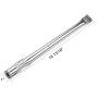 Uniflasy Replacement Parts Kit for Charbroil 4 Burner 463211512, 463211513, 463211514 Gas Grill, Stainless Steel Grill Burner Tube, Porcelain Steel Heat Plate Shield Tent, Adjustable Crossover Tube
