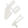 WMYCONGCONG 10 PCS 1.2x260mm Steel Pushrod Parts + 10 PCS Nylon Micro Control Horns 20x11mm 4 Holes for RC Airplane Plane DIY Parts