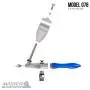 Master Airbrush Gravity Feed Air Abrasive Eraser and Etching Airbrush Kit - Mini Sandblaster Etcher Gun with 1/2 oz. Cup, 0.5 mm Tip, Hose - Etch Glass Designs, Strip Paint, Remove Rust, How-To-Guide