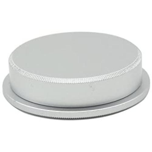 CEARI 39mm Screw Metal Body Cap and Rear Lens Cap Cover for Leica M39 Lens - Silver