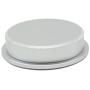 CEARI 39mm Screw Metal Body Cap and Rear Lens Cap Cover for Leica M39 Lens - Silver