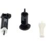 Meprotal 20 Packs Heat Sink Mounting Pins Plastic CPU Mount Clips & Push Screws for Intel LGA Socket, Cooling Fan, Heat Sink